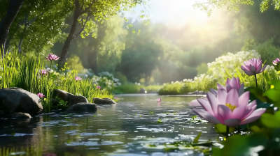 Relaxing Nature Scene