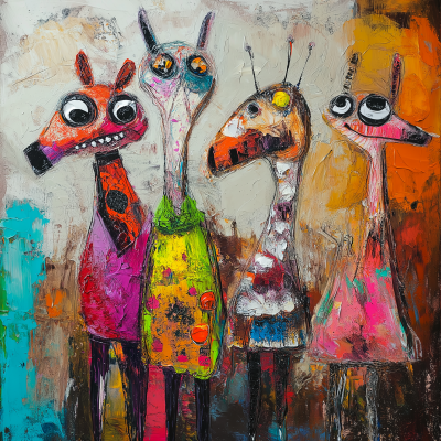 Abstract Animal Art