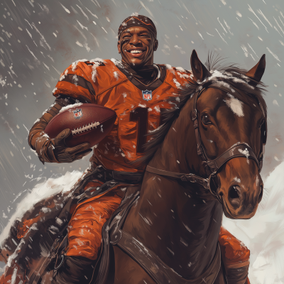 Brave Quarterback in Armor