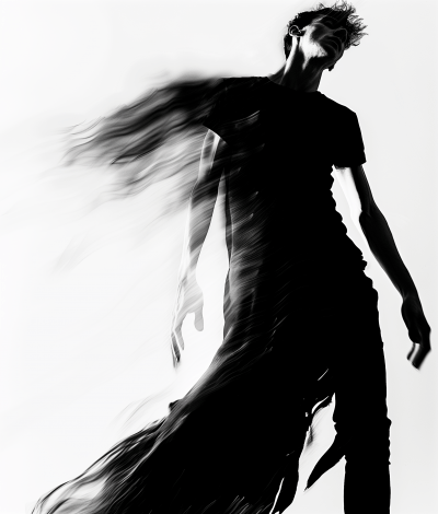 Dynamic Black and White Fashion
