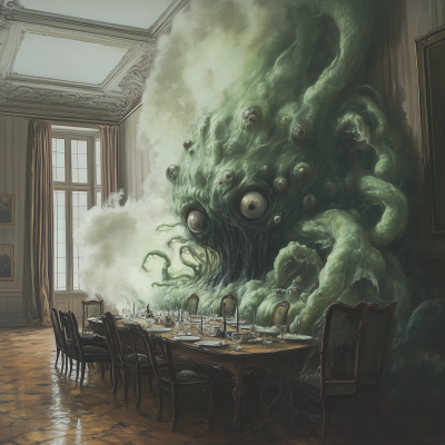 Amorphous Horror in Dining Room