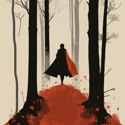 Into the Woods Minimal Broadway Poster