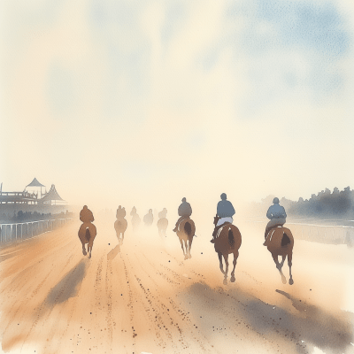 Morning Gallop at Fairgrounds