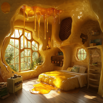 Honey Themed Bedroom