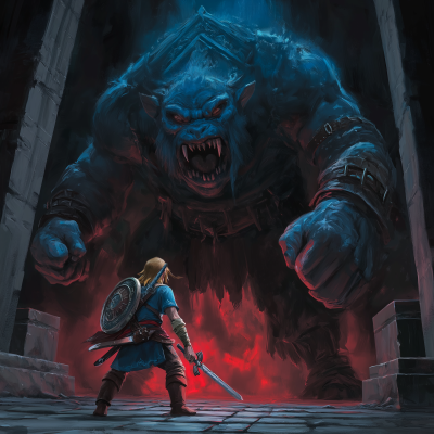 Epic Battle in the Abyss