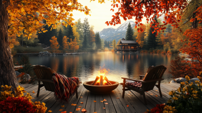 Tranquil River Sunset