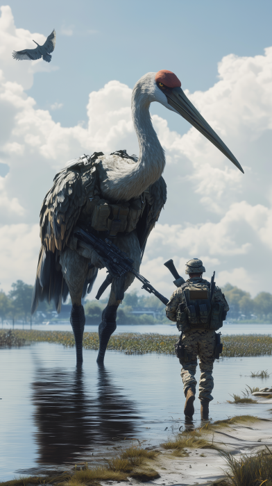 Giant Crane Soldier