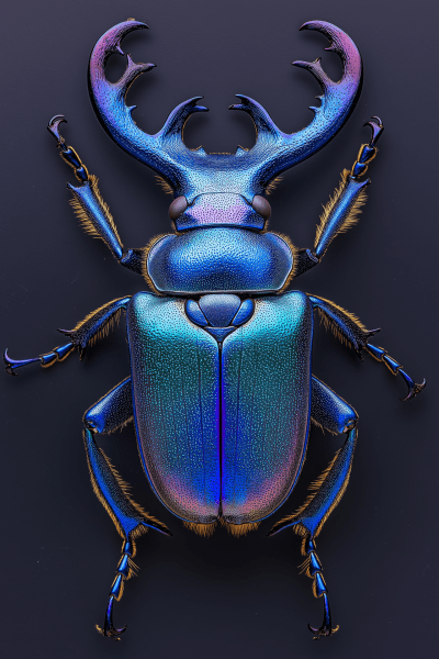 Iridescent Stag Beetle