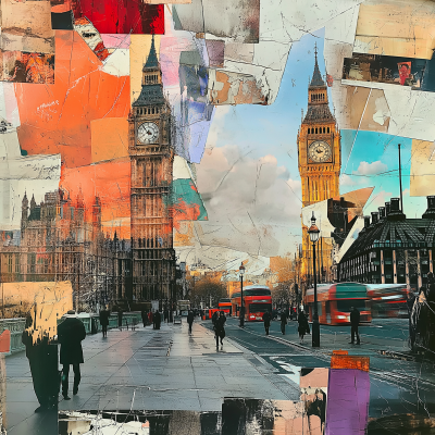 Surreal London Collage