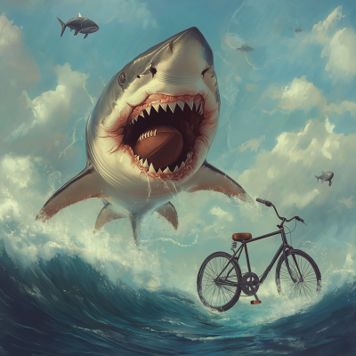 Shark and Football