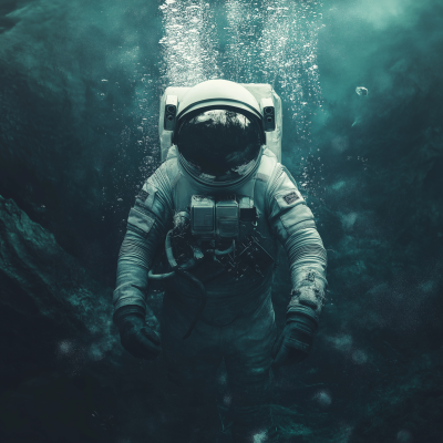 Astronaut Underwater