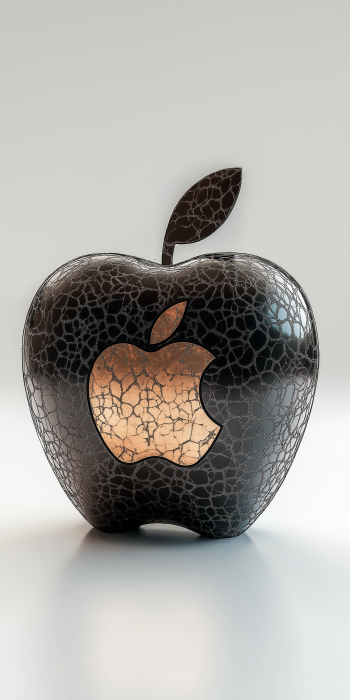 Stylish Apple Logo Render