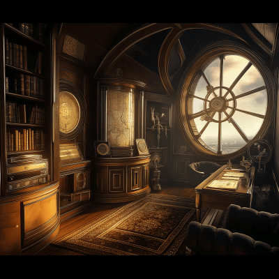 Steampunk Captain’s Quarters