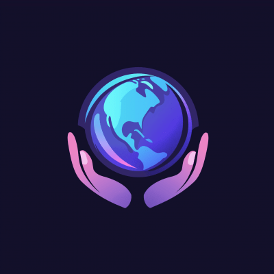 Minimal Globe with Hands