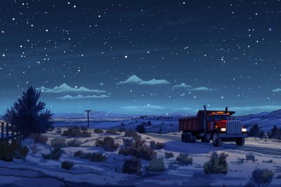 Western Christmas Background