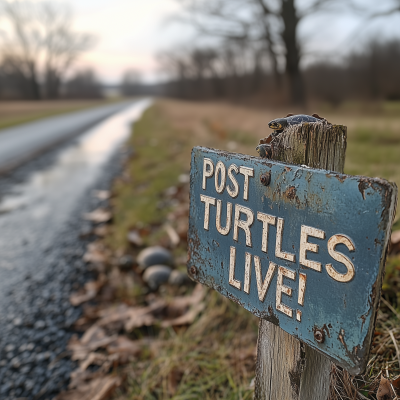 Country Road Sign