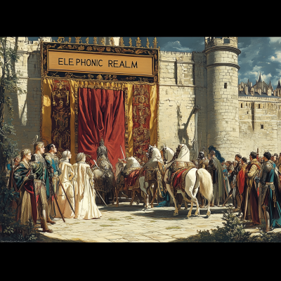 Scheming Courtiers in a Medieval Castle