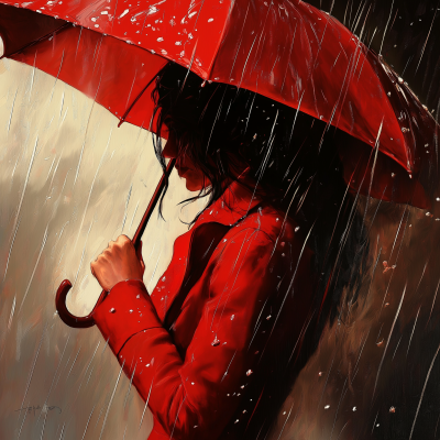 Woman in Red