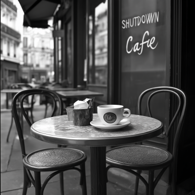 Parisian Café Scene