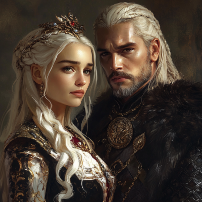 King Jaehaerys I and Queen Alysanne Targaryen