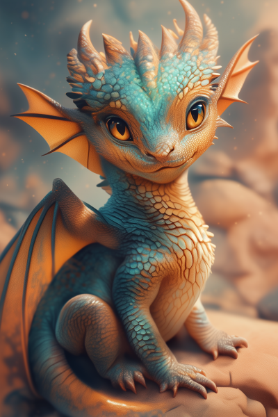Curious Baby Dragon