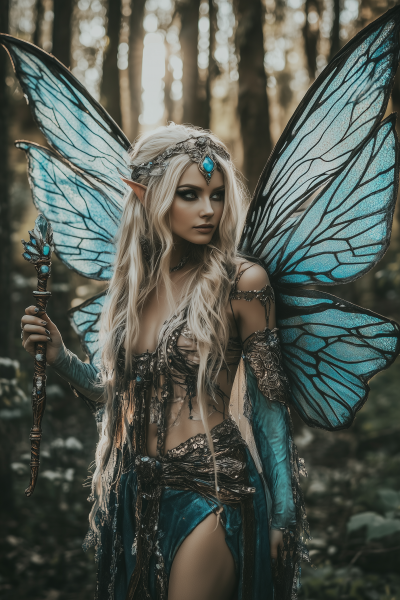 Elegant Elf in Nature
