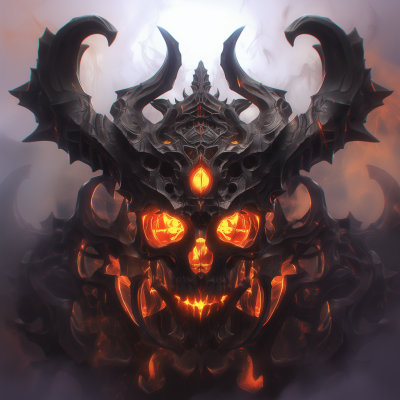 Demonic Skull Illumination