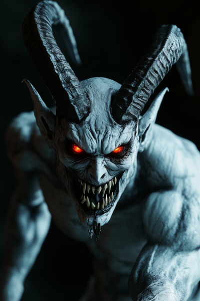 Realistic Demon Portrait