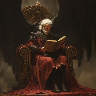 Lucifer on His Throne