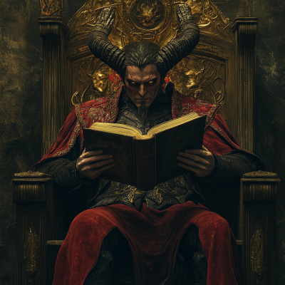 Lucifer on Throne