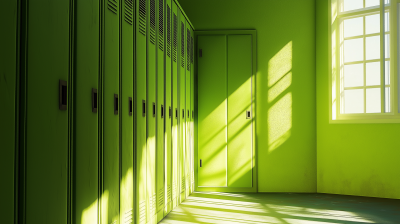 Chartreuse Lockers