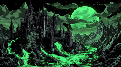 Dragon Attack on the Castle