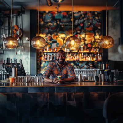 Contemporary Bar Scene