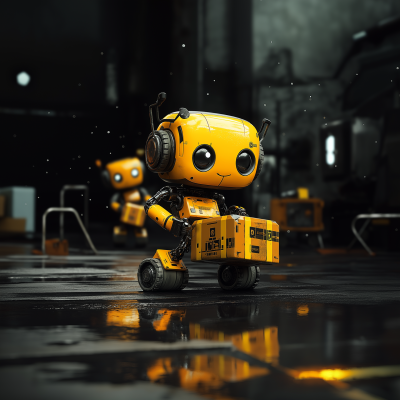 Cute Yellow Robot