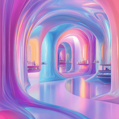 Futuristic Surreal Interior
