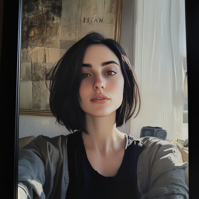 Candid Selfie at Home