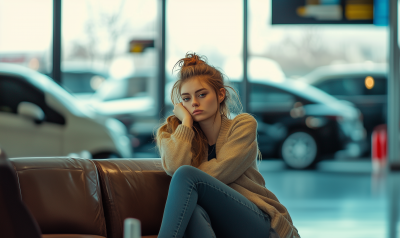 Waiting at the Dealership