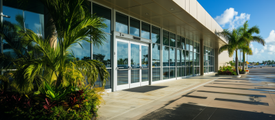 Tropical Airport Arrival