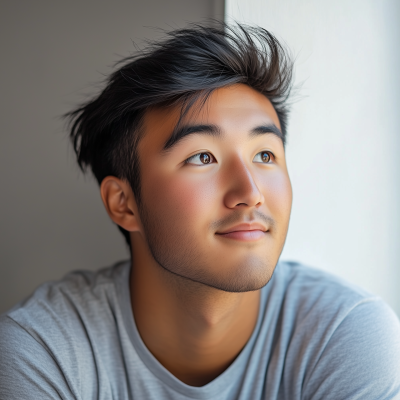 Smiling Asian Male