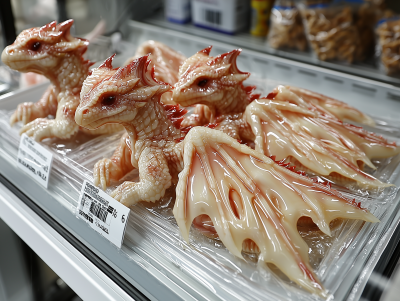 Frozen Baby Winged Dragons