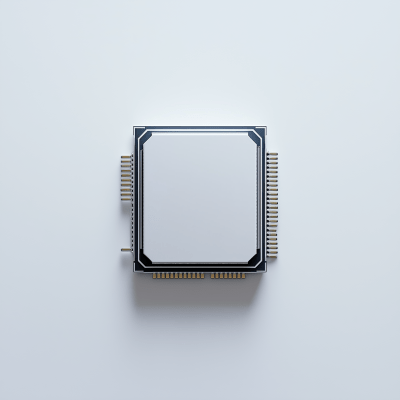 Microchip on White Desk