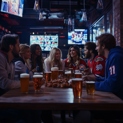 Game Night at the Sports Bar