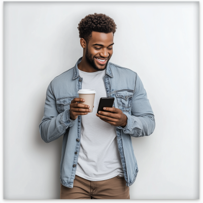 Man with Coffee