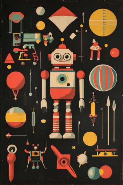 Bauhaus Vintage Toy Poster