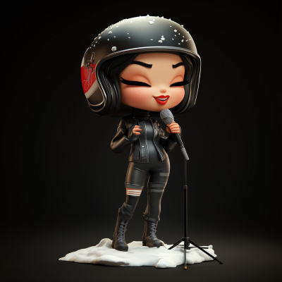 Asian Female Biker