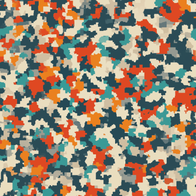Colorful Camouflage Pattern