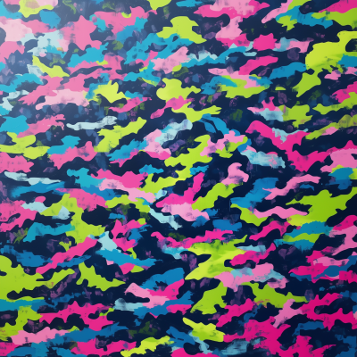 Vibrant Digital Camo Pattern