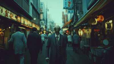 Mosquito Man in Suit