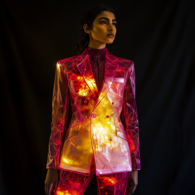Vibrant Plastic Business Suit
