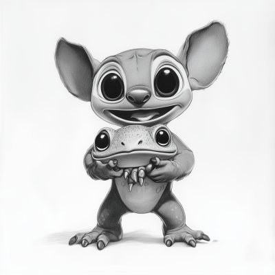 Stitch with Alien